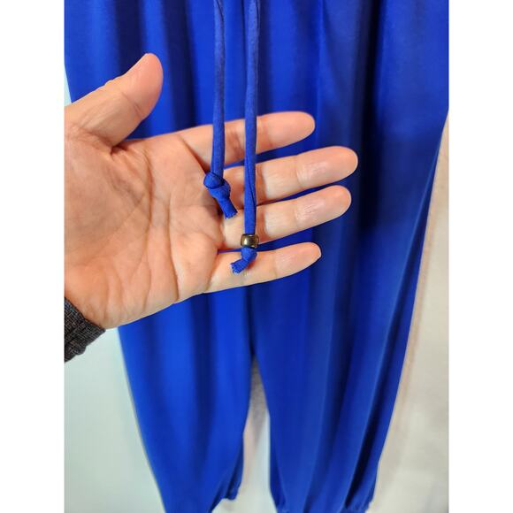 Vintage Guess Women’s Blue Jumpsuit Size M Made in USA‎ 90s Elastic Waist Y2K - Picture 7 of 7